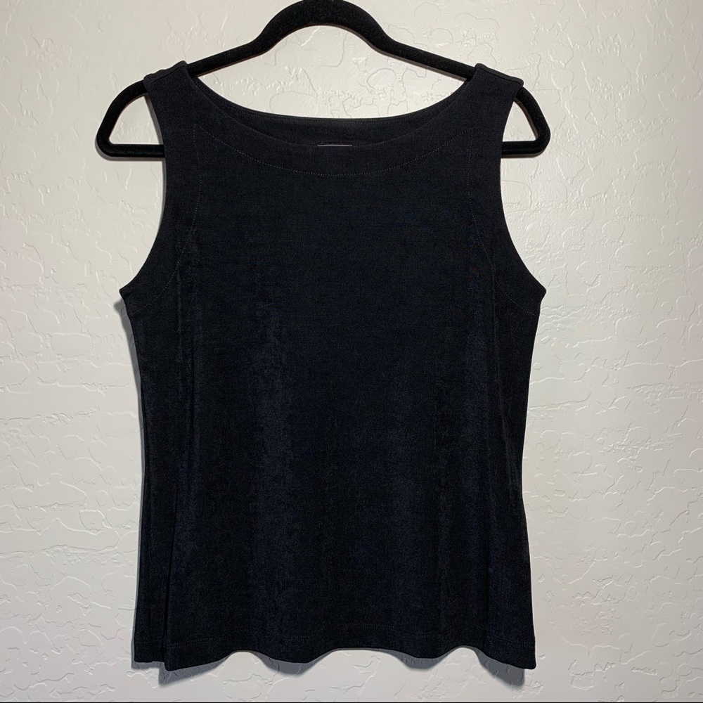Chico’s Black Elastic Tank